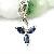 Sell Sterling Silver Natural Sapphire Pendant, Cz Jewelry, Tourmaline / Moonstone Pendant, Earring, 