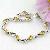 Sell Sterling Silver Natural Topaz Bracelet, Cz Jewelry, Prehnite Ring, Olivine Pendant, Garnet Ring