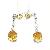 Sell Sterling Silvernatural Topaz Drop Earring, Tourmaline / Prehnite Ring / Jadeite Bracelet, Ring
