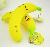 Pvc Banana Shape Keychain