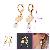 Sell 18k Gold Plating Brass Cubic Zirconia Drop Earrings, Fashion Jewelry, Costume Jewelry