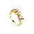Sell 18k Gold Plating Brass Cubic Zirconia Ring, Fashion Silver Jewlery, Semi-precious Stone Jewlery