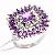 Sell Sterling Silver Natural Amethyst Ring, Silver Jewlery, Earring, Gemstone Jewelry, Fashion Cz Ri