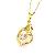 Sell 18k Gold Plating Brass Cubic Zirconia Pendant, Also Sell Natural Olivine Ring, Sapphire Bracele