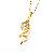 Sell 18k Gold Plating Brass Cubic Zirconia Pendant, Fashion Jewelry, Silver Jewelry