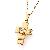 Sell 18k Gold Plating Brass Cubic Zirconia Pendant, Semi-precious Stone Diamond , Fashion Jewelry