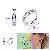 Sell Rhodium Plated Brass Cubic Zirconia Hoop Earrings, Gem Stone Jewelry, Sterling Silver Jewelry