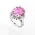 Sell Rhodium Plated Brass Cubic Zirconia Ring, Fashion Silver Jewelry, Costume Jewelry, Earring