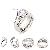 Sell Rhodium Plated Brass Cubic Zirconia Ring, Natural Olivine / Sapphire Ring, Pendant, Bracelet