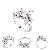 Sell Rhodium Plated Brass Cubic Zirconia Ring, Pearl Necklace, Semi-precious Stone Ring, Bracelet