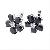 Sell Rhodium Plated Brass Cubic Zirconia Stud Earring, Fashion Costume Ring, Pendant, Bracelet