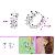 Sell Semi-precious Stone Rhodium Plated Brass Cubic Zirconia Hoop Earring, Fashion Cz Jewelry