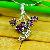 Sell Sterling Silver Natural Amethyst Pendant, Blue Topaz / Sapphire Ring, Earring, Citrine Earring,