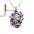 Sell Sterling Silver Natural Amethyst Pendant, Prehnite Ring, Earring, Ring, Chalcedony Bracelet