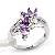 Sell Sterling Silver Natural Amethyst Ring, Garnet / Olivine Bracelet, 18k Gold Earring , Ring