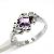 Sell Sterling Silver Natural Amethyst Ring, Prehnite Earring, Blue Topaz / Olivine / Ruby Ring