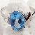 Sell Sterling Silver Natural Blue Topaz Ring, Amethyst Ring, Citrine Bracelet, Earring, , Garnet Pen