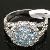 Sell Sterling Silver Natural Blue Topaz Ring, Chalcedony Earring, Garnet Bracelet, Olivine Pendant