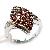 Sell Sterling Silver Natural Garnet Ring, Moonstone Bracelet, Prehnite Pendant, Gemstone Jewelry