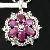Sell Sterling Silver Natural Ruby Pendant, Prehnite Earring, Ring, Chalcedony Ring, Bracelet,
