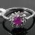 Sell Sterling Silver Natural Ruby Ring, Chalcedony Ring, Garnet Pendant, Fashion Silver Jewelry