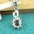 Sell Sterling Silver Natural Sapphire Pendant, Blue Topaz Ring, Olivine / Garnet / Prehnite , Earrin