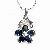 Sell Sterling Silver Natural Sapphire Pendant, Tourmaline Ring, Prehnite Earring, Olivine Bracelet, 