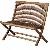 Double Teak Folding Bench Two Seater Outdoor Indoor Garden Furniture