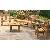 Outdoor Corner Set Bench, Center Table, Arm Chair Knock Down Teak Garden Furniture