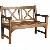 Teak Garden Bench, Knock Down System, 2 Seater Outdoor Furniture