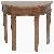 Half Moon Table 1 Drawer Solid Mahogany Indoor Furniture
