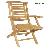 Outdoor Savana Folding Chair With Arm Teak Garden Furniture