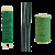 Green Lacquered Floral Wire