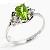 Factory For Sterling Silver Natural Olivine Ring, Silver Jewelry, Cz Jewelry, Tourmaline Pendant, Ri