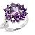 Sell Sterling Silver Natural Amethyst Ring, Citrine Bracelet, Gemstone Jewelry, Moonstone Earring