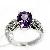 Sell Sterling Silver Natural Amethyst Ring, Prehnite Bracelet, Garnet Earring, Fashion Cz Jewelry