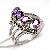 Sell Sterling Silver Natural Amethyst Ring, Smoky Quartz Pendant, Prehnite Ring, Earring, Bracelet