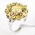 Sell Sterling Silver Natural Citrine Ring, Jadeite Pendant, Rainbow Stone Bracelet, Olivine Ring