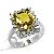 Sell Sterling Silver Natural Citrine Ring, Olivine Bracelet, Silver Jewelry, Chalcedony Earring