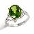 Sell Sterling Silver Natural Olivine Ring, Olivine Gemstone Jewelry, Blue Top Earring, Fashion Jewel