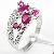 Sell Sterling Silver Natural Ruby Ring, Olivine Ring, Prehnite Earring, Pendant, Gemstone Silver Jew