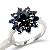 Sell Sterling Silver Natural Sapphire Ring, Citrine Bracelet, Ruby / Amethyst Pendant, Chalcedony Ri