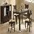 Modern Dining Chair And Table With Cabinet Teak Mahogany Indoor Furniture