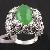 Factory For Sterling Silver Natural Prehnite Ring, Olivine / Sapphire Pendant, Earring, Bracelet