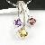 Sell Sterling Silver Mix Gem Pendant, Amethyst Pendant, Color Stone Earring, Olivine Bracelet