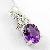 Sell Sterling Silver Natural Amethyst Pendant, Ring, Olivine Bracelet, Prehnite Earring, Garnet Ring