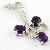 Sell Sterling Silver Natural Amethyst Pendant, Tourmaline Earring, Blue Topaz Ring, Moonstone Earrin