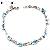Sell Sterling Silver Natural Blue Topaz Bracelet, Citrine Pendant, Olivine Ring, Chalcedony Earring