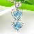 Sell Sterling Silver Natural Blue Topaz Pendant, Citrine Earring, Bracelet, Sapphire / Amethyst Ring