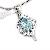 Sell Sterling Silver Natural Blue Topaz Pendant, Moonstone Earring, Fashion Silver Jewelry, Cz Jewel